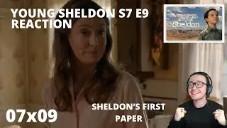 YOUNG SHELDON S7 E9 A FANCY ARTICLE AND A SCHOLARSHIP FOR A BABY REACTION 7x9 SHELDON&rsquo;S FIRST PAPER