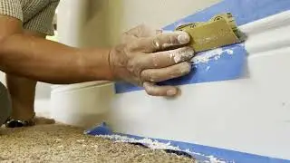 how to repair damaged baseboards -