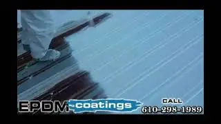 EPDM Coatings Fix roof Leaks once with the only Liquid Butyl Rubber in the world!