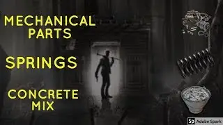 7 Days to die - How to make Cement mix, mechanical parts and springs!