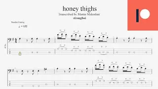 strongboi - honey thighs (bass tab)