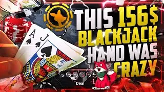 Эта ставка в блэкджек на 156 долларов была просто безумной! &mdash; ROOBET CRYPTO GAMBLING