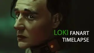 LOKI Fanart / Digital Art Timelapse