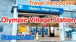 Olympic Village Station Canada Line Vancouver, Jan 2026 バンクーバー、カナダライン、オリンピックビレッジ駅