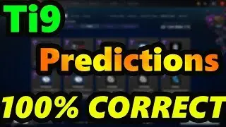 Dota 2 Ti9 Predictions 100% Correct -- The International 2019 Batllepass Predictions