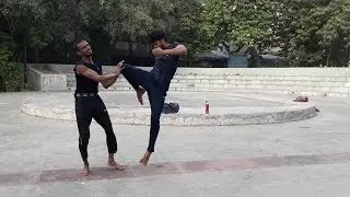 #karatekick#kungfu# Kung Fu practice           morningpracticey