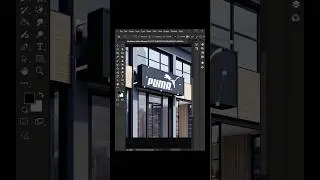 🤯Learn how to create banner mockup in photoshop😱 #photoshoptutorial #bannermockup