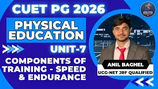 Components of Sports Training | Speed, Endurance, Flexibility & Coordination | Unit 7 MPED CUET PG