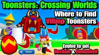 Vilimp Toonsters | Toonsters Crossing Worlds | Toonsters Location #rhodegamer #iosgameplay