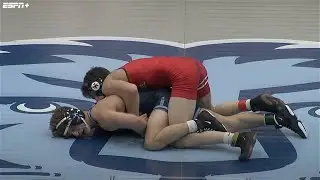 141lbs Brandon Cannon (Ohio State) vs Mason Clarke (Columbia)