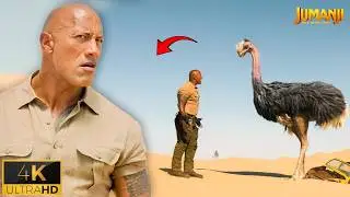 Ostrich Stampede Chase in the Desert | Jumanji: The Next Level Action Scene