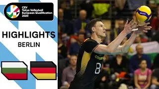 Bulgaria vs. Germany - Highlights | CEV Men's Tokyo Volleyball Qualification 2020