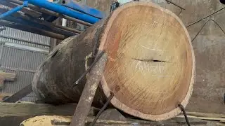 Amazing Woodworking Factory | Biggest Saw Cutting Large Amount Of Wood, Technology Machine