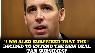 Josh Hawley Speaks To Reporters About Iran As Trump Issues Warning To Win Deal