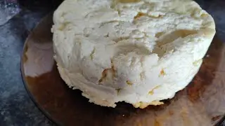 Queijo caseiro, feito com ovos, venha ver como eu faço.