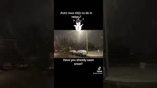 Snowing in Denton Texas 2023. North Texas snow. #snowlover #texassnow #chillvibe #dentoning