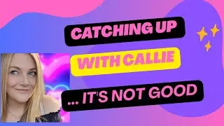 A Catch-up with Callie. Looking over @TheLyfeofaFreeSpirit recent events