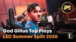 GOD Gilius Montage: TOP PLAYS & HIGHLIGHTS | LoL 2020 LEC Summer | Schalke's Miracle Run Mastermind