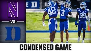 Northwestern vs. Duke Condensed Game | 2023 ACC Football