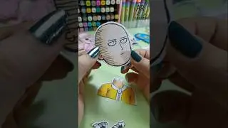&hearts; Figura de #saitama en #paperdoll Con App: #ardrawing #paperpuppet #diy #onepunchman   #papercraft