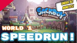 SPEEDRUNNING WORLD 1 In Sackboy: A Big Adventure! (the soaring summit)