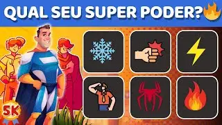🔥QUAL SERIA SEU SUPER PODER?🌪️(🔁QUIZ VERSO/5k SPECIAL💥