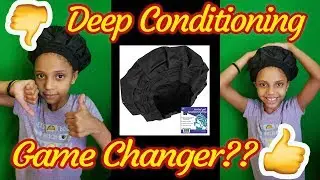 HEATED Deep Conditioning Cap! How well does it work? #deepconditioning #naturalhair #naturalkidshair