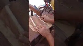Cutting Wooden Spoon out of Wood | Manufacturing Movements #shorts