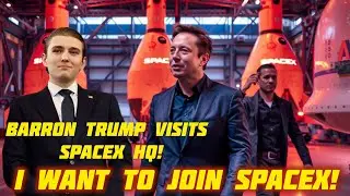 Barron Trump Visits SpaceX: His Bold Dream to Join Elon Musk's Mission to Mars!