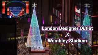 Wembley National Football Stadium & London Designer Outlet #lifeinlondonfoodfunandmore #Marathivlog