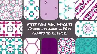 Как создавать собственные узоры для тканей на заказ с помощью REPPER! (Часть 2 из 3 частей)