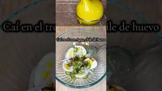 Agua, chile de huevos, cocidos o ensalada de huevo 1000 de 10, ￼ #AguaChileDeHuevo #Viral #Ensalada