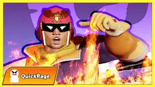 Quickrage with Captain Falcon (Smash Bros. Ultimate)