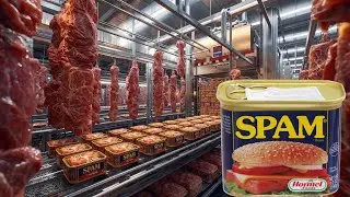 Inside the Modern Closed-loop SPAM Factory: From PORK to Perfect CANNED MEAT (Full Process) #spam