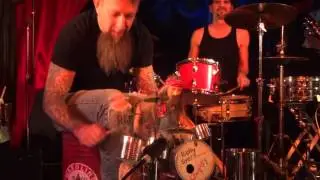 Chopsy and Ricky Syers joined The Living Deads on stage at Roxy and Dukes.