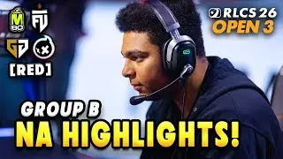 HUGE UPSET!? |  Group Stage B RLCS 2026 Highlights | North America Open 3