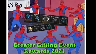 Greater Gifting Event Rewards 2021