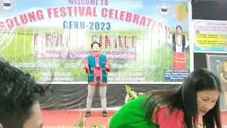 Lontem Miyu Performance at Geku Solung Giidi Grand finale Singing competition