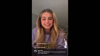 Addison Rae Instagram Live 4/13/21