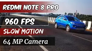 REDMI NOTE 8 PRO SLOW MOTION VIDEO TEST || REDMI NOTE 8 PRO 960FPS SUPER SLOW-MO || CAMERA TEST