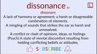dissonance