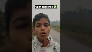 open challenge ✅ @ashuvlogsr8 #subscribe #open #challenge #minivlog #1000subscriber #cricket