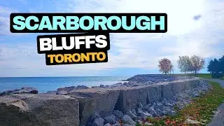 4K Walking Tour of Scarborough Bluffs, Toronto 🍁