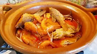 💛CALDO DE MARISCOS SABOR VERACRUZANO😘👍DELICIOSO Y MUY FÁCIL!