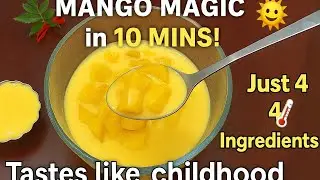 This Mango Custard Brought Back Forgotten Memories | Easy No-Bake mango Dessert