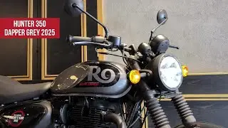 Royal Enfield Hunter 350 Updated Dapper Grey 2025_ Slipper Clutch & LED Headlight_On Road Price etc