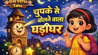 जब घड़ीघर ने बच्चों से बात की 😲 | Magical Kids Story in Hindi&rdquo;