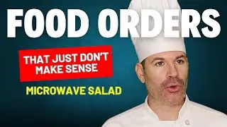 A microwaved salad - Food orders that just don't make sense