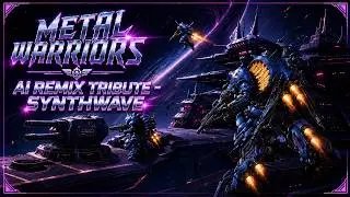 Metal Warriors SNES | AI Remix Tribute | Synthwave