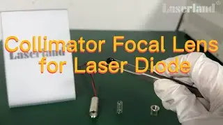 Laserland Collimator Focal Lens with Threaded Case for Laser Diode Module
